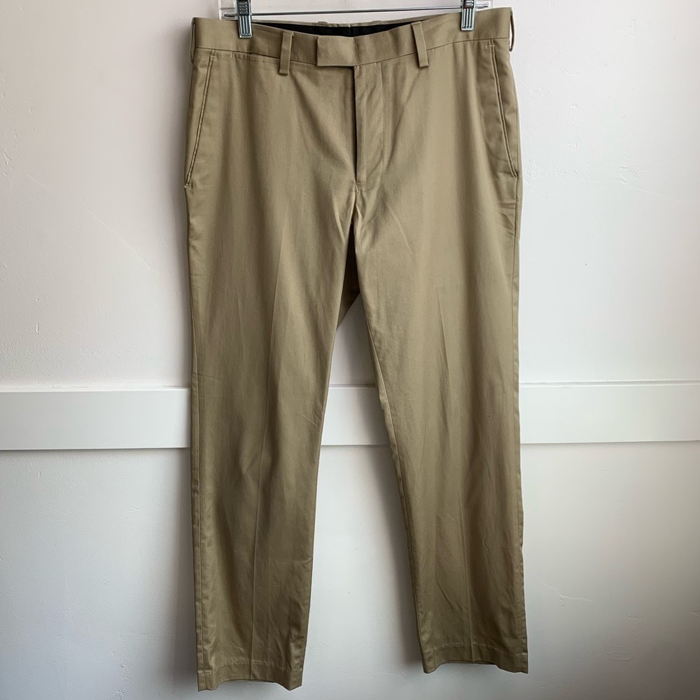 Louis Raphael Tan Tailored Dress Pants